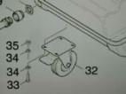  KarcherКолесо поворотное, D 125