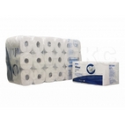 Туалетная бумага Kimberly-Clark в стандартных рулонах Kleenex 350 трёхслойная с логотипом (36 рулонов х 42 метра)