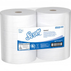 Туалетная бумага Kimberly-Clark в больших рулонах с центральной подачей Scott Control двухслойная (6 рулонов х 314 метров)