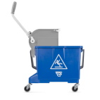 Ведро с отжимом TTSMini Bucket O-Key, 17 л., синее, на колесах