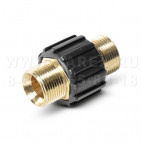  KarcherСоединитель шлангов в/д с резьбой M22x1,5
